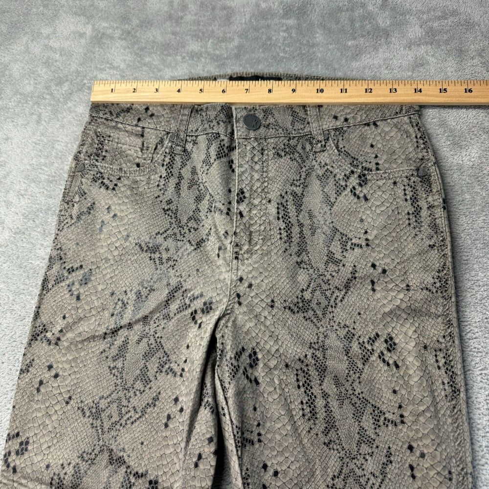 KUT From the Kloth Jeans Women's 4 Brown Donna Fab AB Ankle Skinny Snake Print - Picture 8 of 12